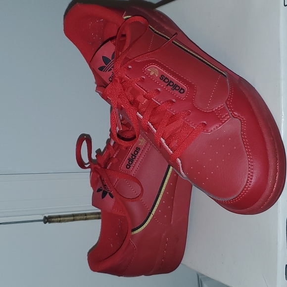 Mens Red Adidas Sneakers Size 7 - Picture 4 of 4